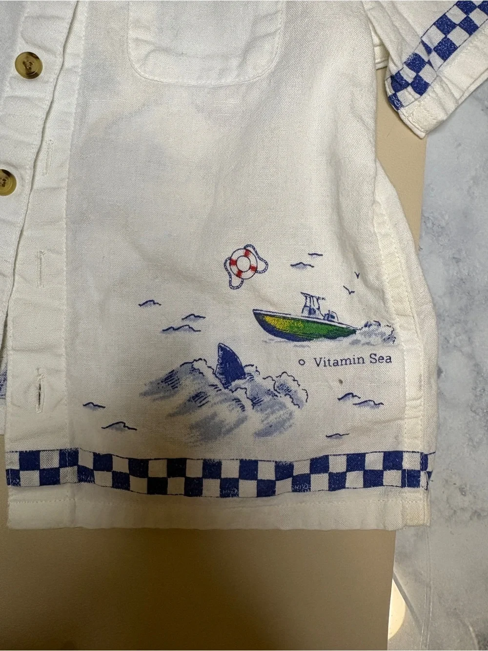 Old Navy white short